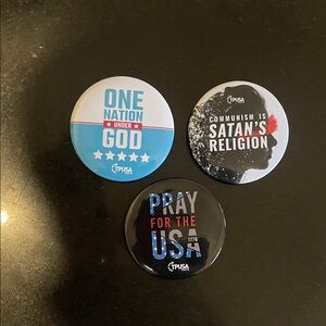 TPUSA Faith Button Set